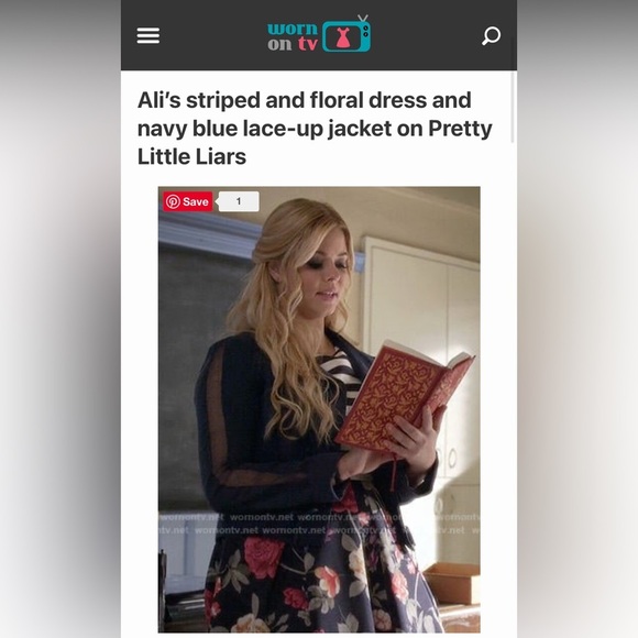 Anthropologie Moulinette Soeurs Split Print Striped & Floral Dress - Picture 2 of 10